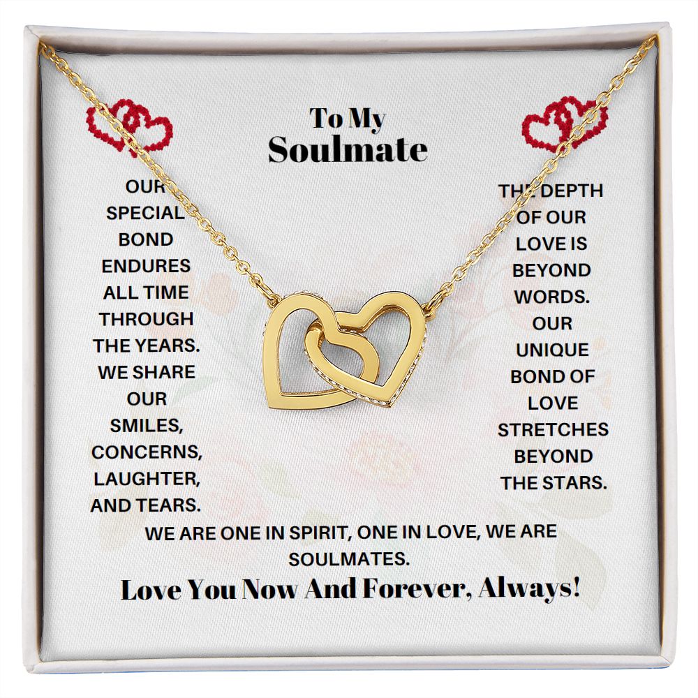 My Soulmate | Our Bond | Interlocking Hearts Necklace