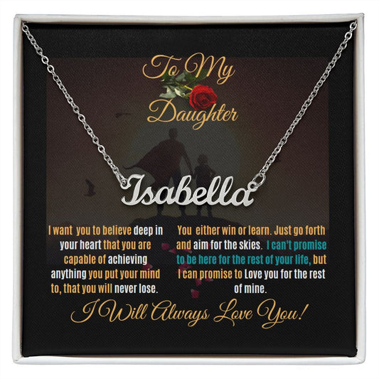 For Your Daughter | Custom Name Necklace | Made and Shipped from the USA